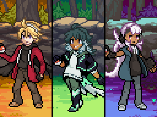Pokemon Vanguard Protagonists