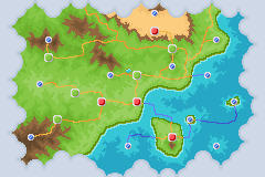 World Map - Pokemon LionHeart