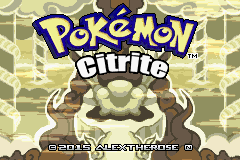 Pokemon Citrite GBA