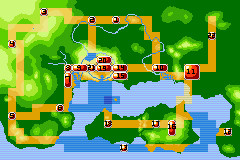 POKEMON VORTEX Mapa do jogo + pokemon de cada rota 