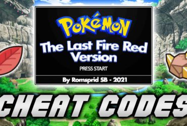Pokemon The Last Fire Red Cheats