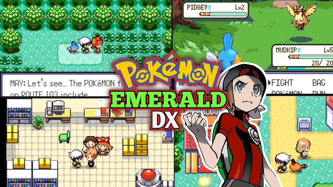 Play Pokemon Emerald DX for free without downloads