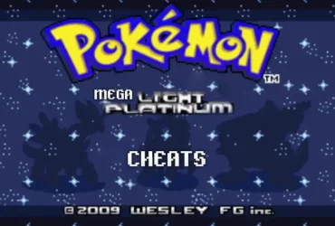Pokemon Mega Light Platinum Cheats