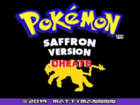 Pokemon Saffron Cheats