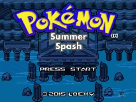 Pokemon Summer Splash GBA