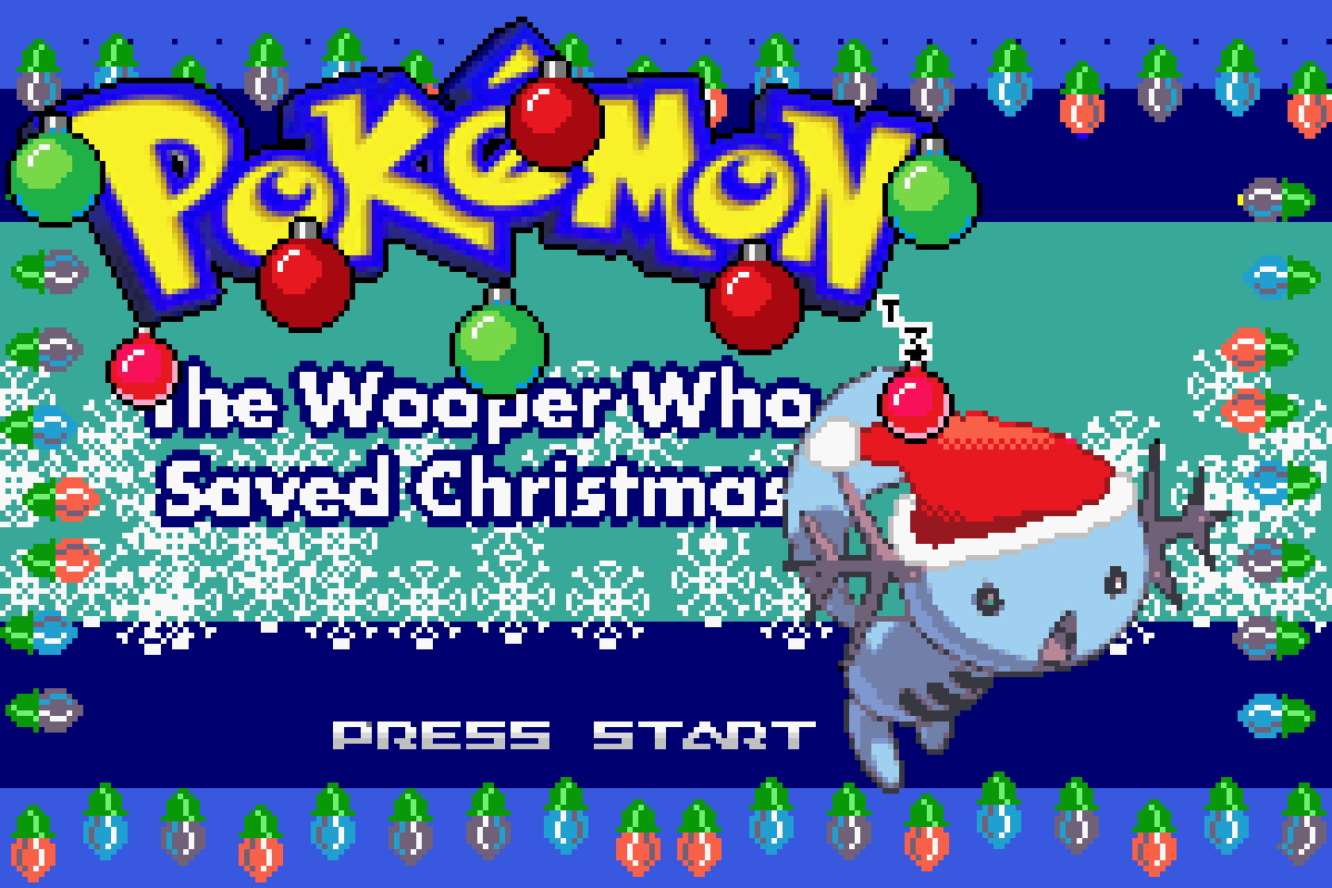 Pokemon The Wooper Who Saved Christmas GBA