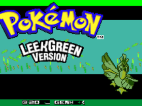 Pokemon Leek Green GBA
