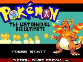 Pokemon The Last Renoval Red Ultimate GBA
