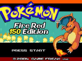 Pokemon Fire Red 150 Edition GBA