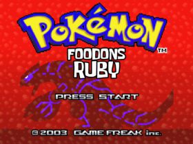 Pokemon Foodon Ruby
