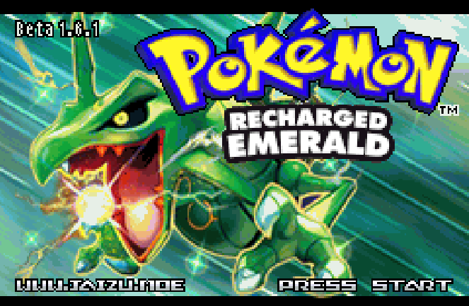 Pokemon Recharged Emerald GBA