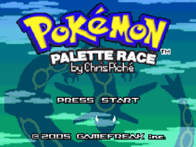 Pokemon Palette Race GBA