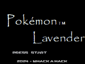 Pokemon Lavender GBA