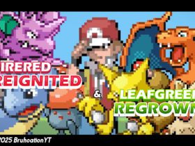 Pokemon Fire Red Reignited & Leaf Green Regrown GBA