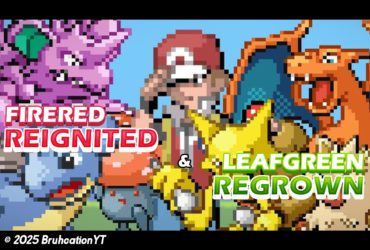 Pokemon Fire Red Reignited & Leaf Green Regrown GBA