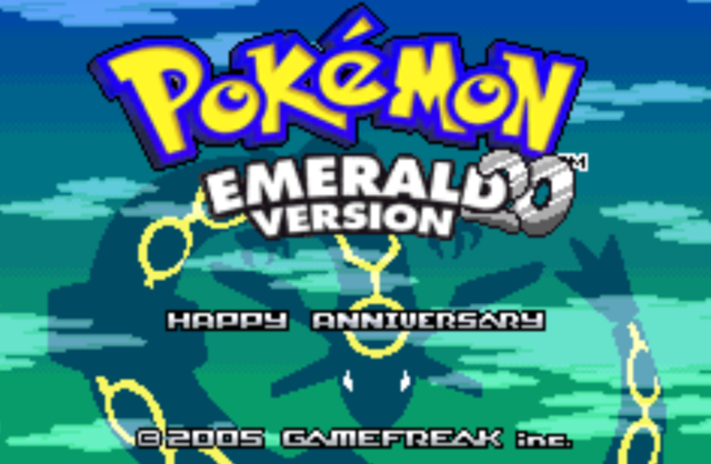 Pokemon Emerald 20 GBA