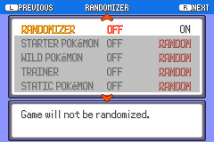 Pokemon Heart & Soul - Challenge Menu