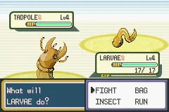 Pokemon Arthropoda Dytiscid GBA
