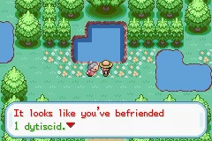 Pokemon Arthropoda Dytiscid GBA