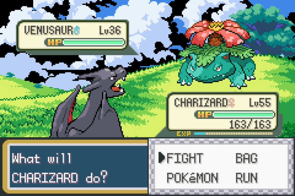 Pokemon Roaring Red GBA