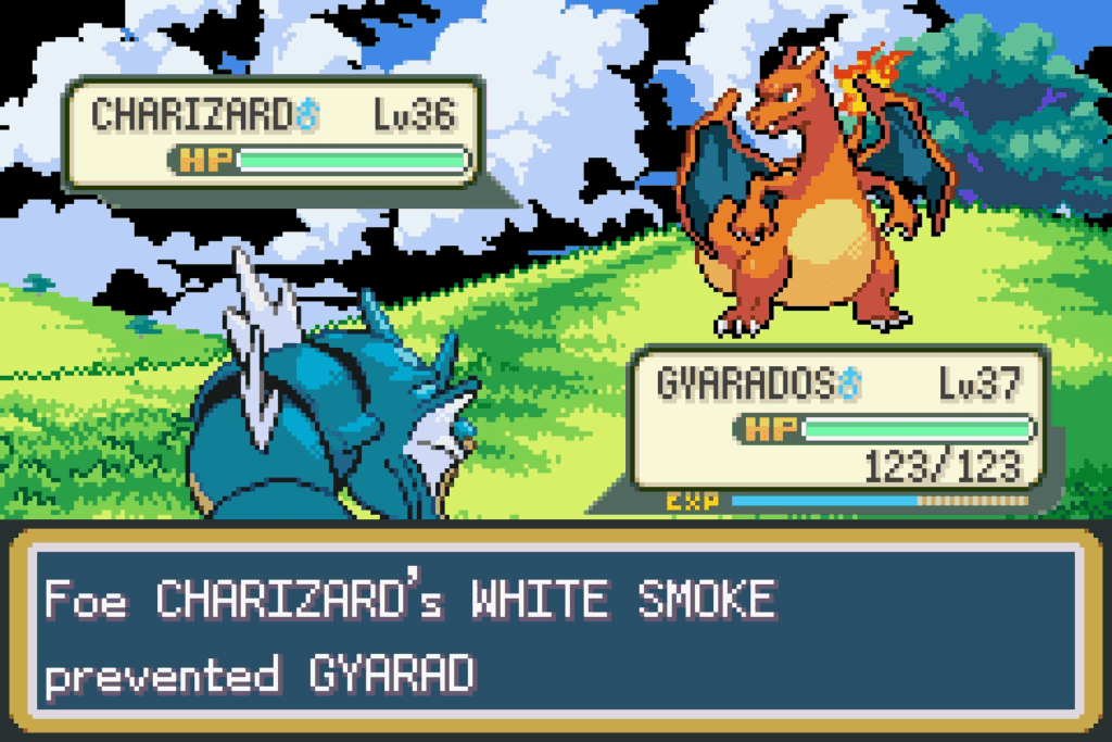 Pokemon Roaring Red GBA