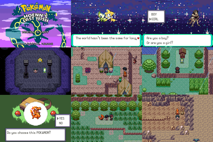 Pokemon Hoenn's Last Wish GBA Screenshots